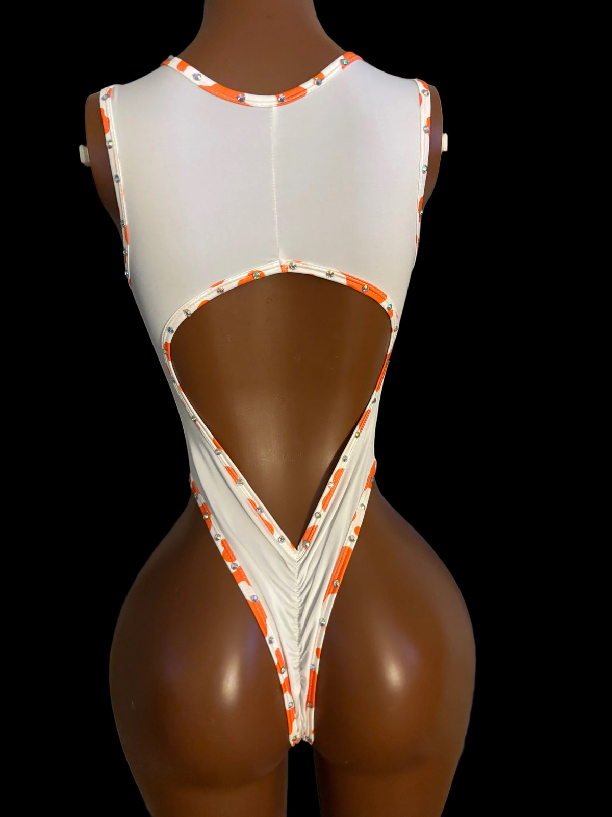 White & Orange 1pc