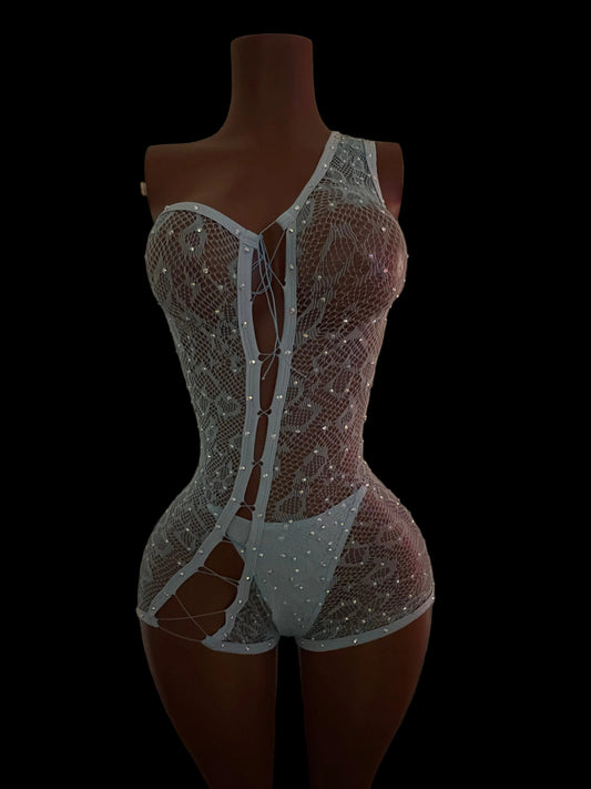 Icey Blue Romper