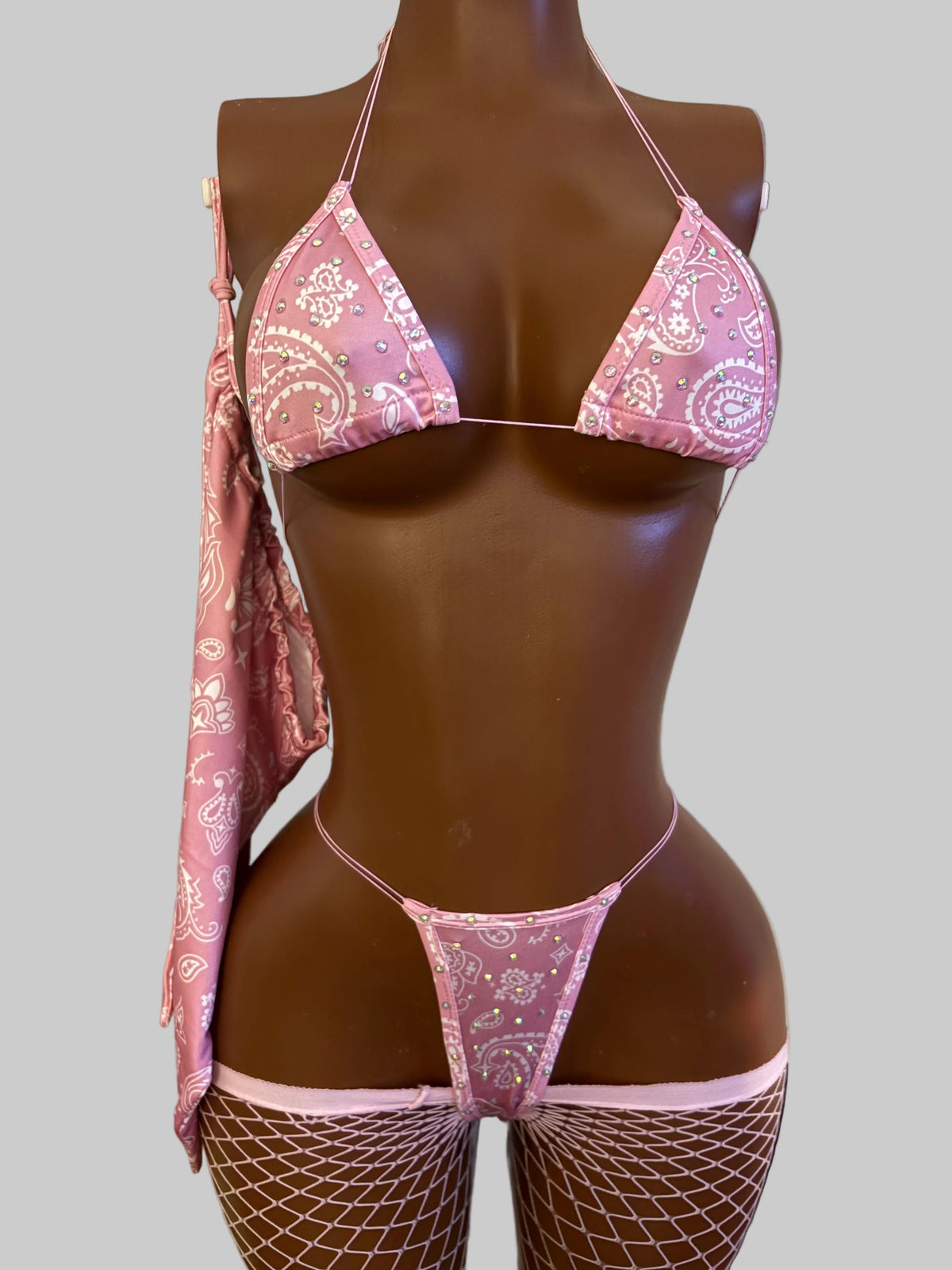 Bandana print microkini